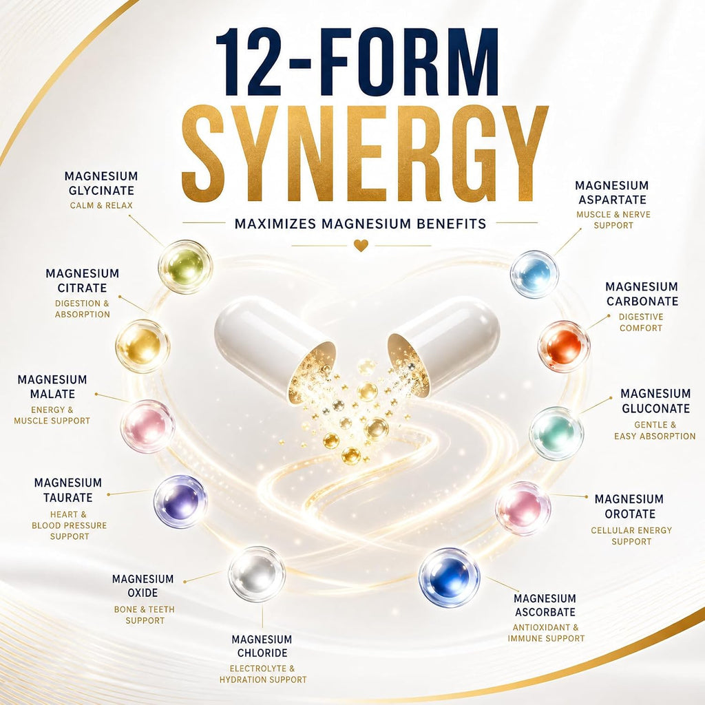 12-in-1 Magnesium Complex Capsules