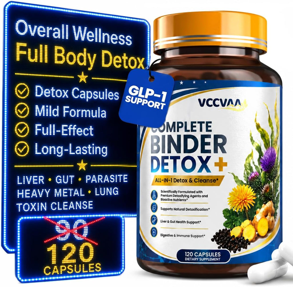 18+ Ingredients Detox & Full Body Cleanse Pills