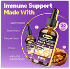 20-in-1 Wormwood Black Walnut Clove Parasite Cleanse-2FL Oz