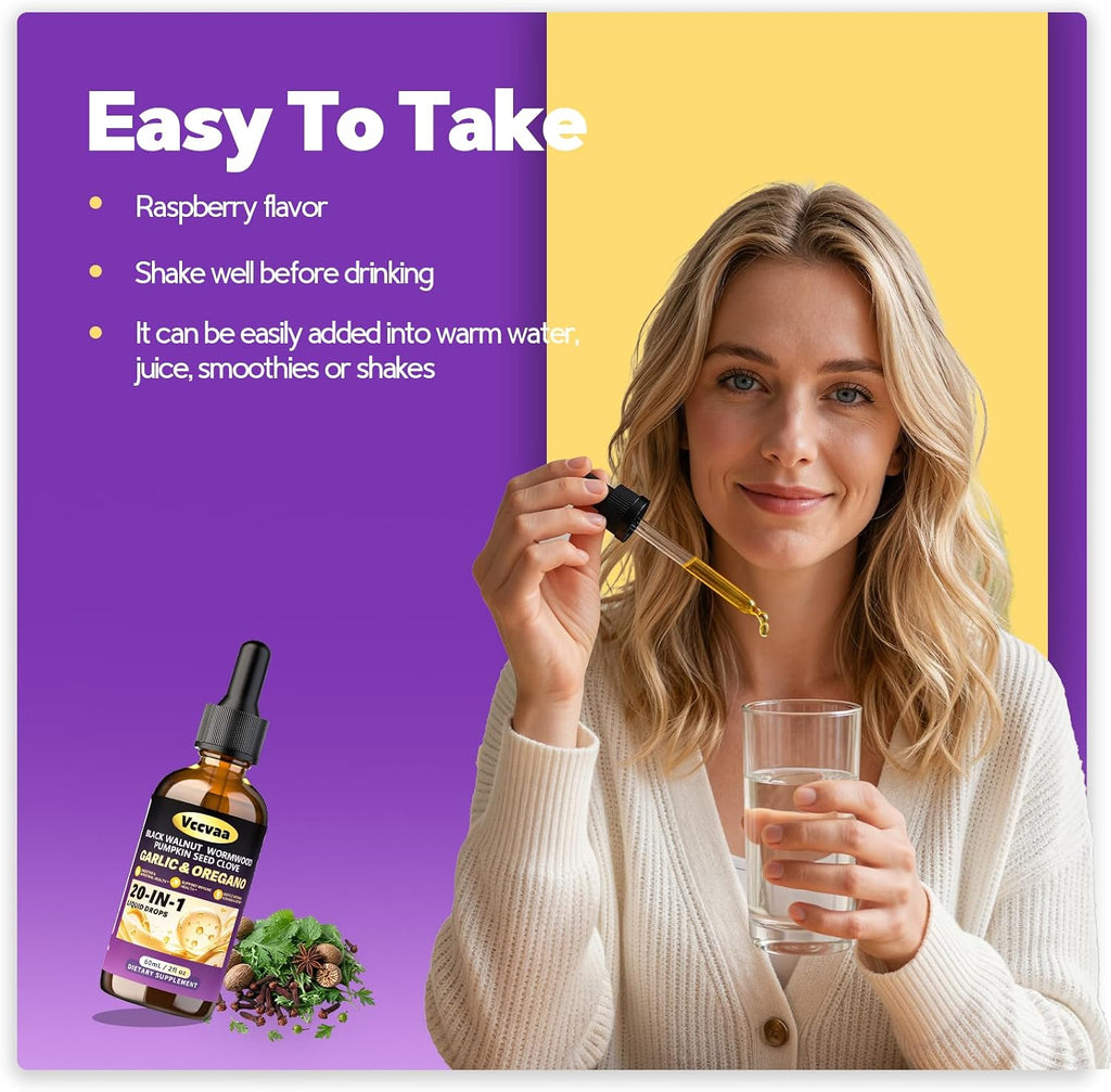 20-in-1 Wormwood Black Walnut Clove Parasite Cleanse-2FL Oz
