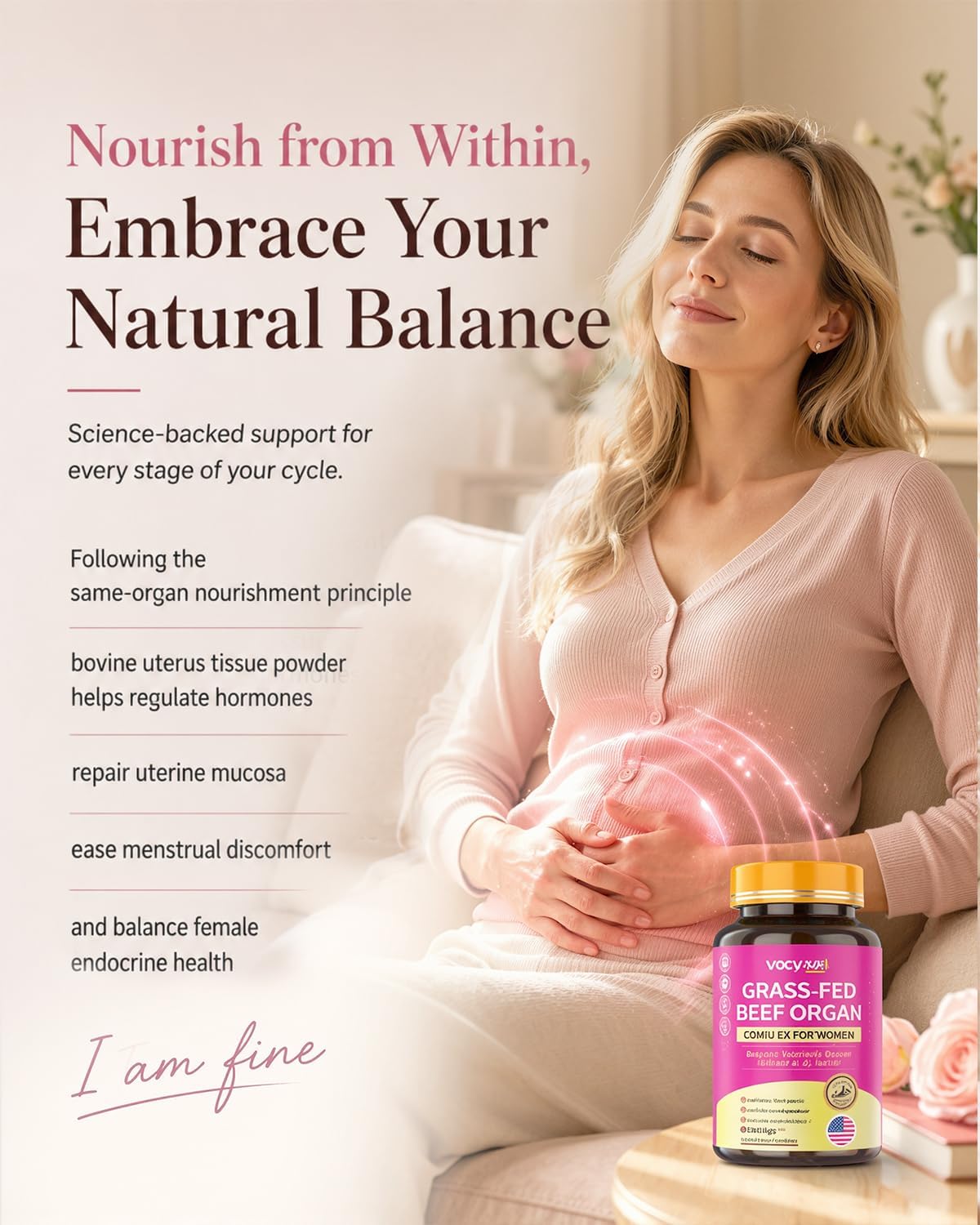 Beef Organ Supplement for Women-120 Caps