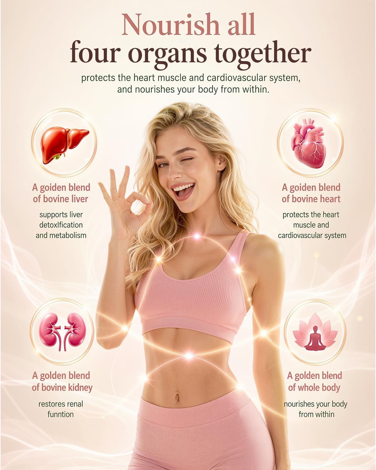 Beef Organ Supplement for Women-120 Caps