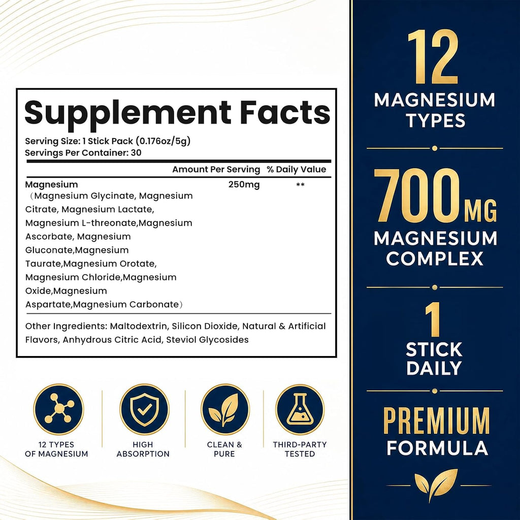 Magnesium Drink Powder-30 Serv