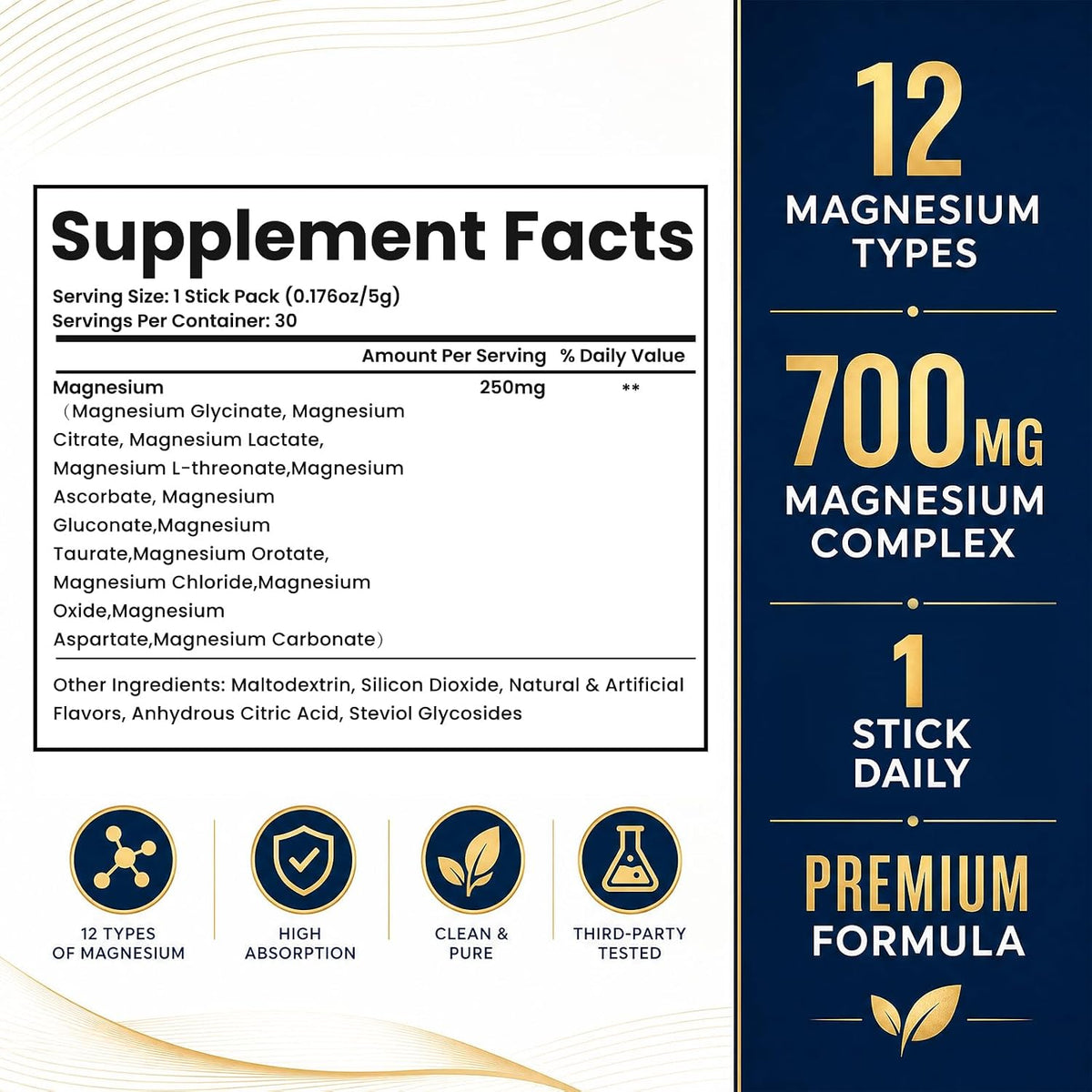 Magnesium Drink Powder-30 Serv