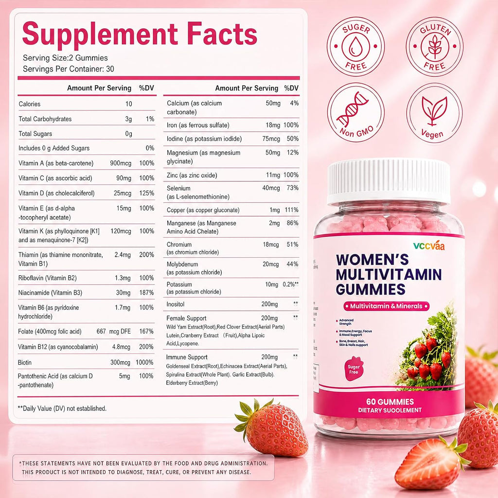 Multivitamin for Women Sugar-Free Gummies