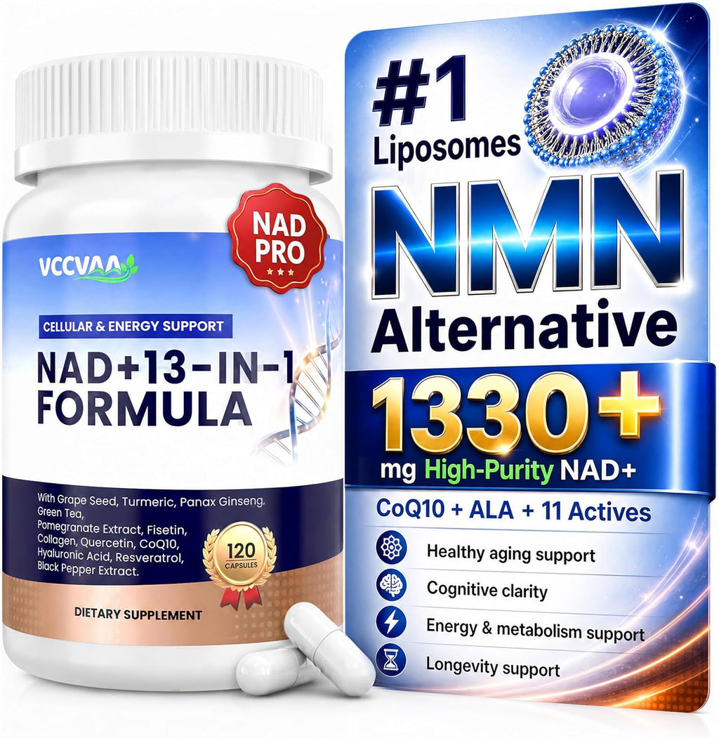 NAD+CoQ10 Supplement-120 Capsules